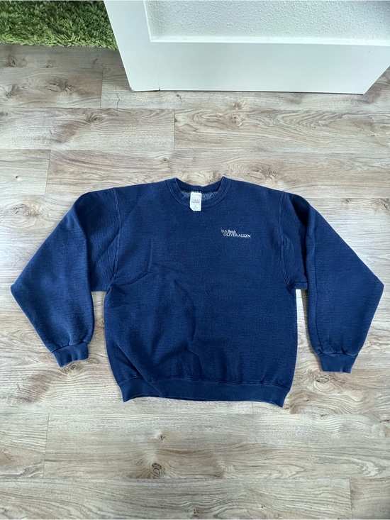 Other - Vintage Navy Blue Single Stitch Crewneck Sweatshirt M